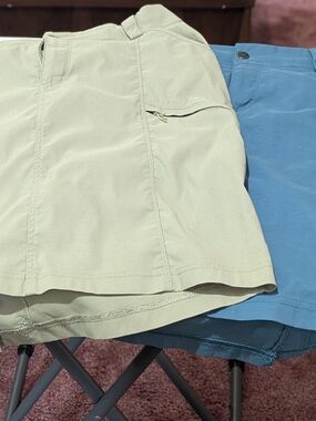 Bundle of 2 Duluth Trading Co “Dry on the Fly” skorts in size 14.
